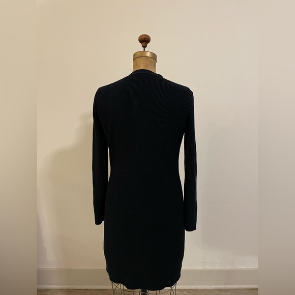 Cabi 5450 Counsel Ribbed Long Cardigan in Navy Blue Size Large - Picture 4 of 6